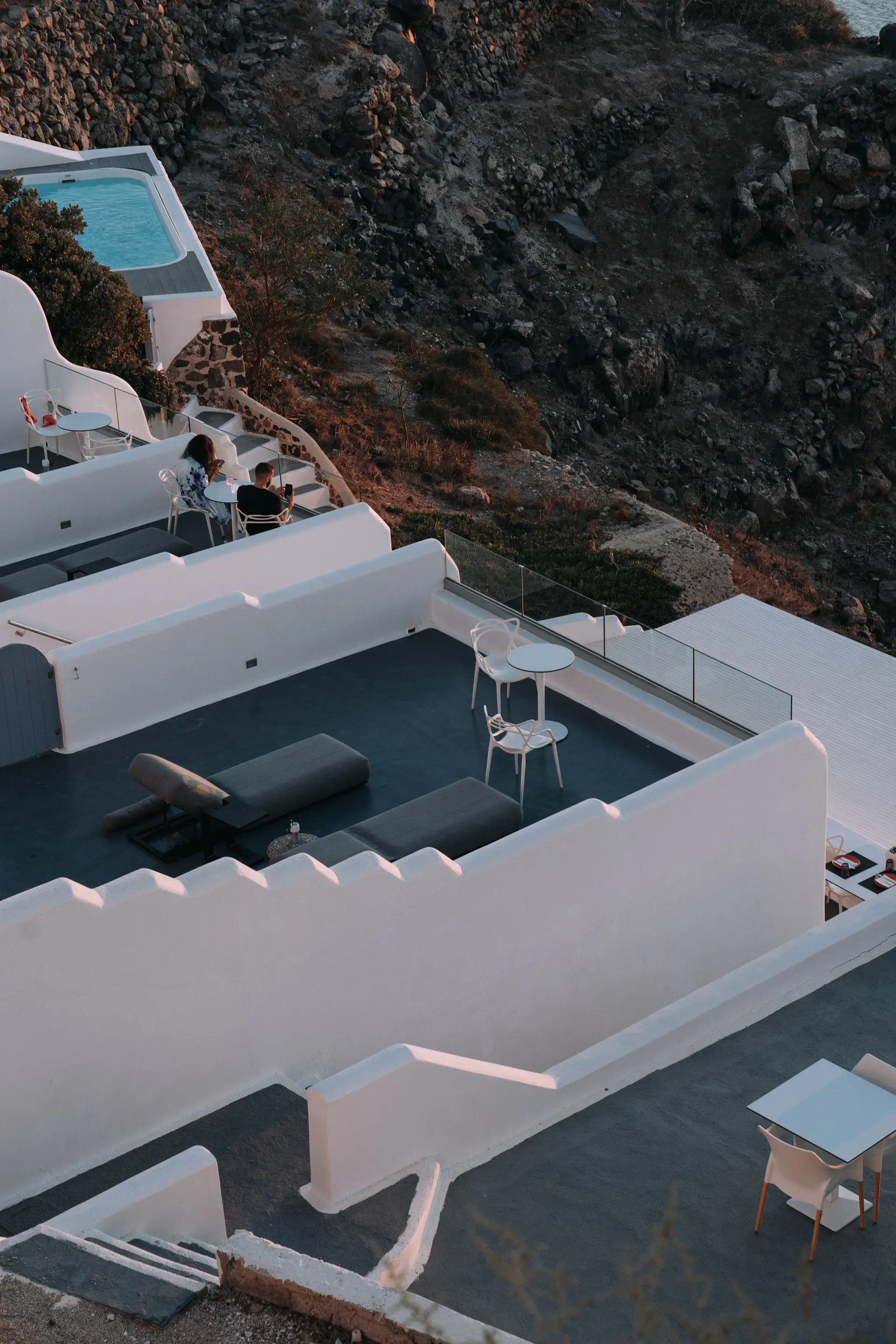 Scenic illuminated resort balconies overlooking picturesque Niagara landscapes